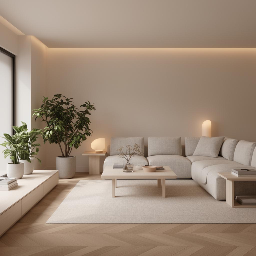 A furnished room redesigned with Livvara